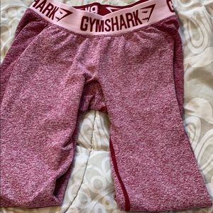 Gymshark FLEX leggings beet marl/chalk pink Small